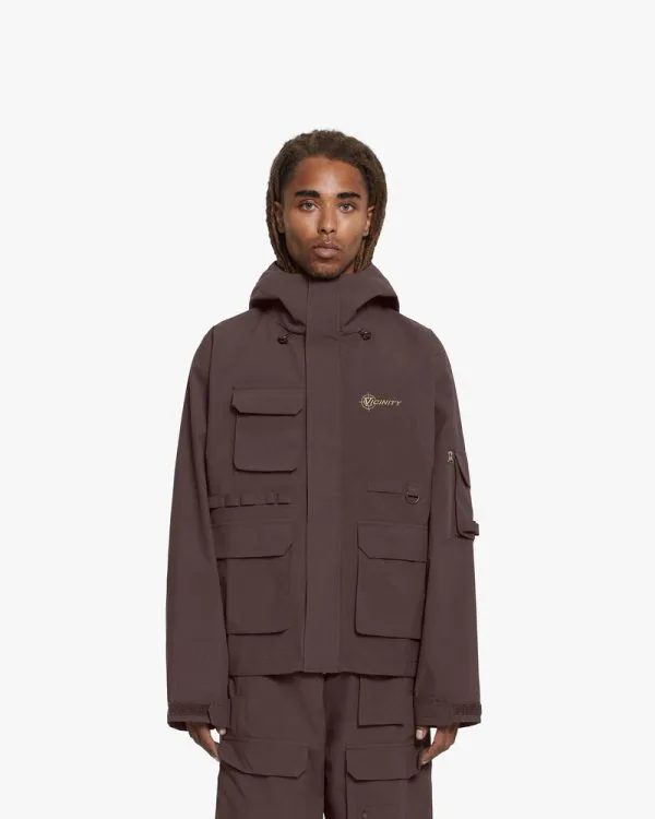 WINDBREAKER BROWN - Vestes - streetwear Avenue Wear