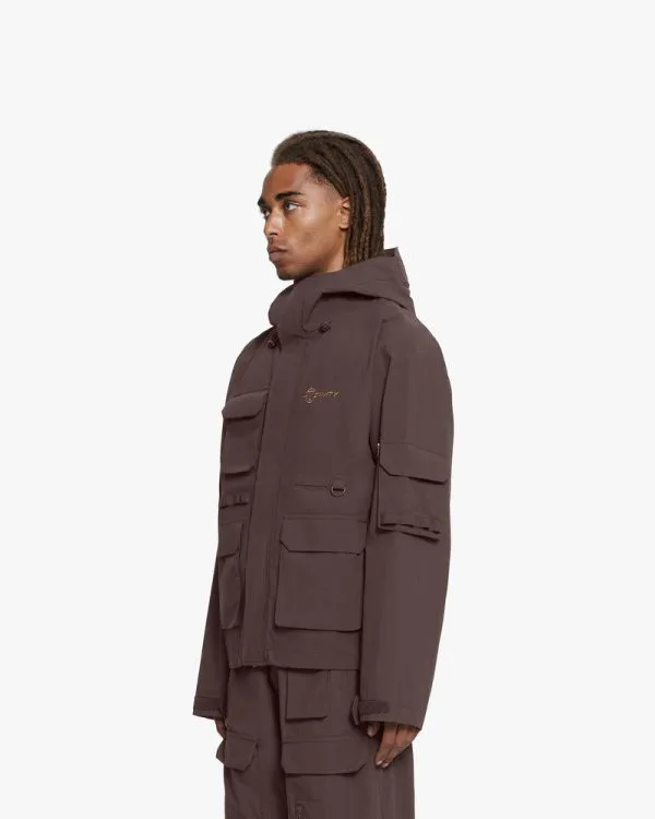 WINDBREAKER BROWN - Vestes - streetwear Avenue Wear