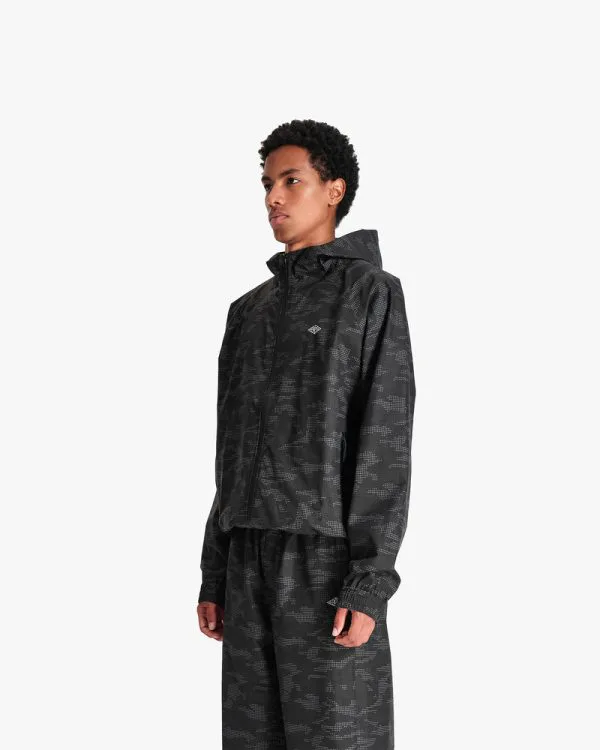 WINDBREAKER DOTTED CAMO BLACK - Vestes - streetwear Avenue Wear