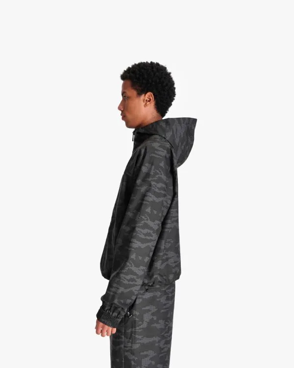 WINDBREAKER DOTTED CAMO BLACK - Vestes - streetwear Avenue Wear
