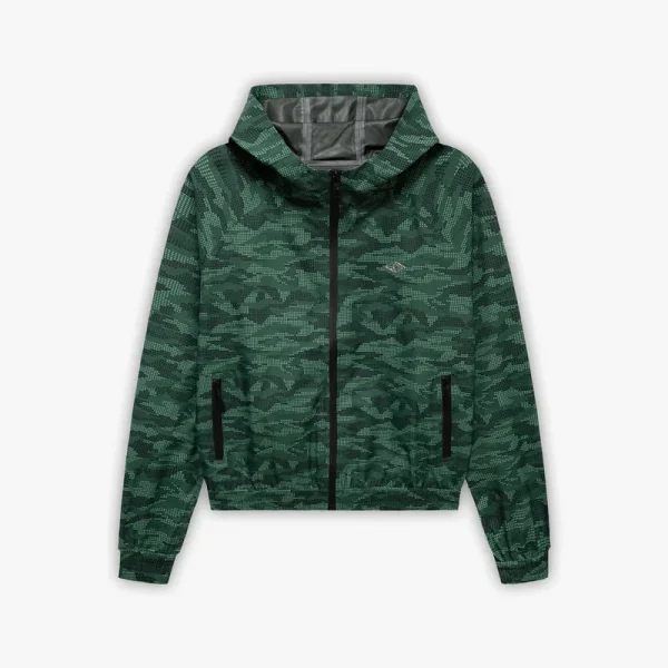 Windbreaker dotted camo green - Avenue Wear