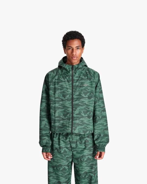 WINDBREAKER DOTTED CAMO GREEN - Vestes - streetwear Avenue Wear