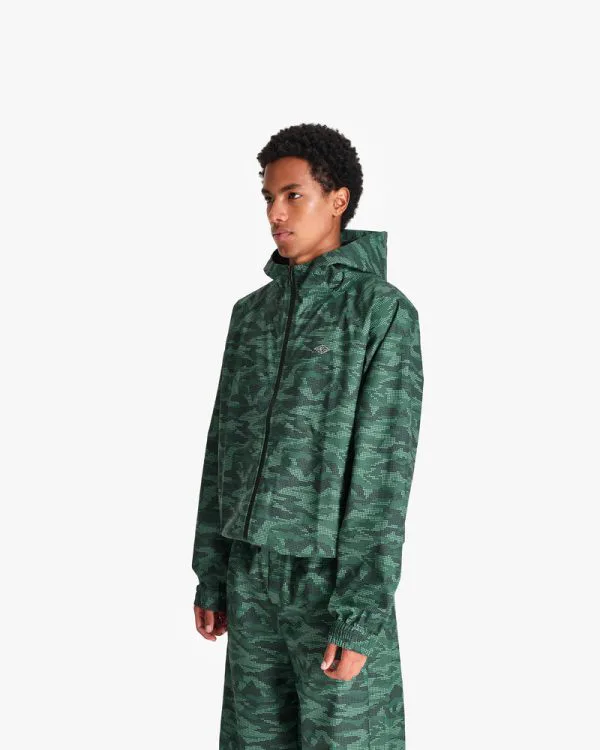WINDBREAKER DOTTED CAMO GREEN - Vestes - streetwear Avenue Wear