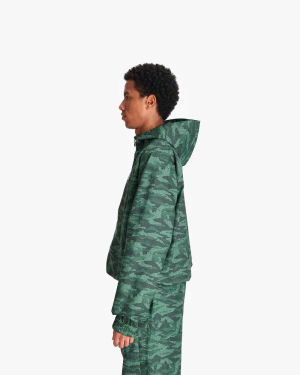 WINDBREAKER DOTTED CAMO GREEN - Vestes - streetwear Avenue Wear