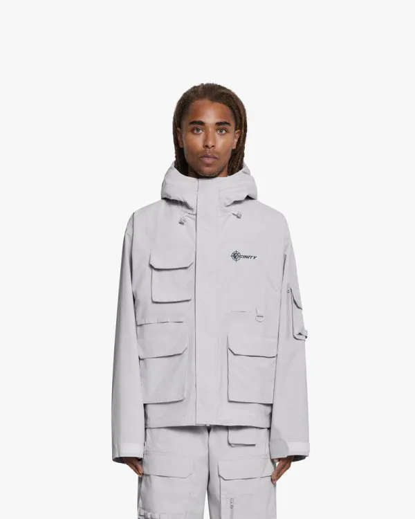 WINDBREAKER LIGHT GREY - Vestes - streetwear Avenue Wear