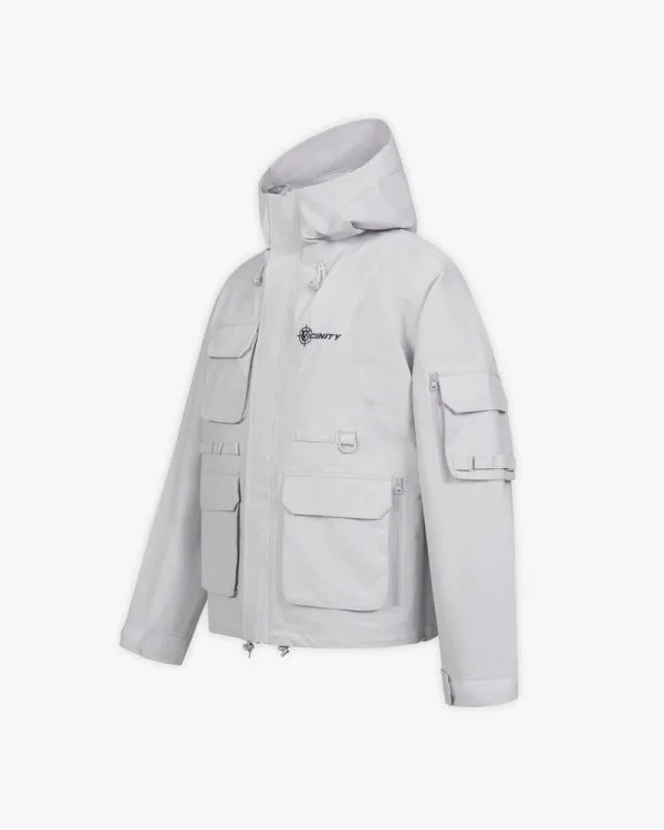 WINDBREAKER LIGHT GREY - Vestes - streetwear Avenue Wear
