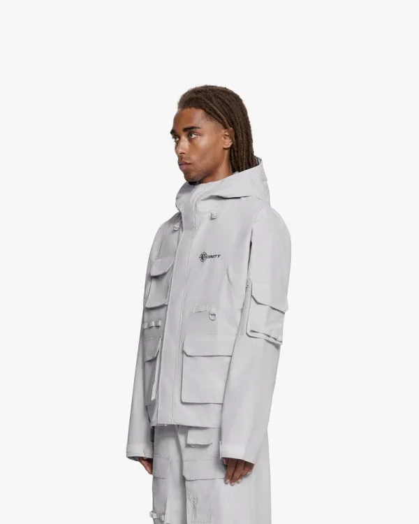WINDBREAKER LIGHT GREY - Vestes - streetwear Avenue Wear